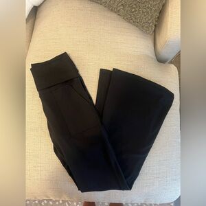 Aerie Black Fold Over Yoga Pants